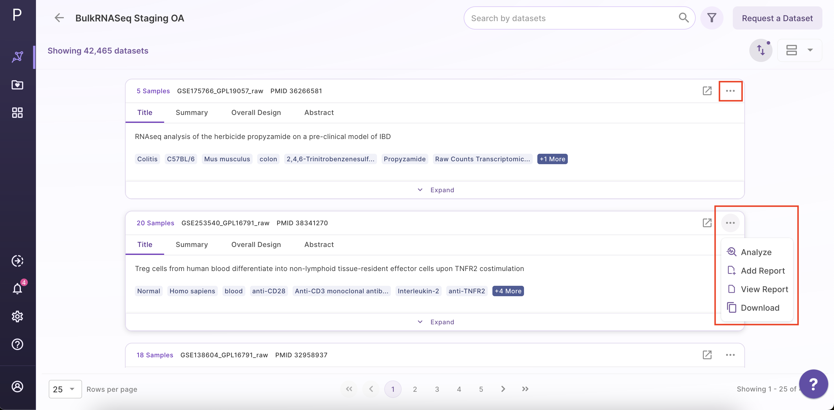 OmixAtlas Dashboard - Polly Documentation